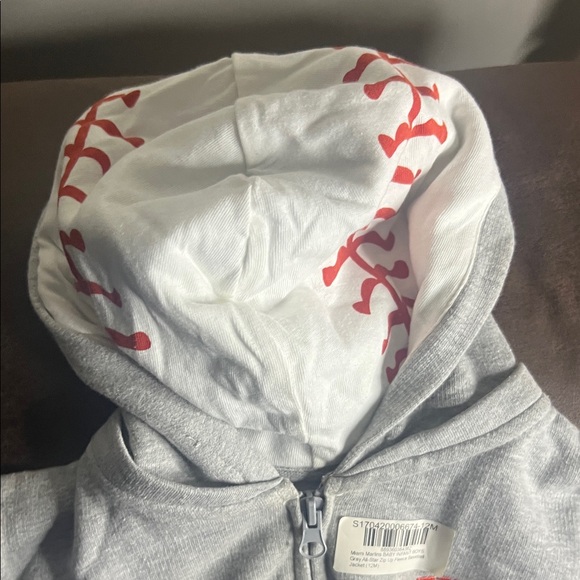 Little All-Star, Marlins size 12 month nwt Gray Kids Hoodie - Picture 3 of 4